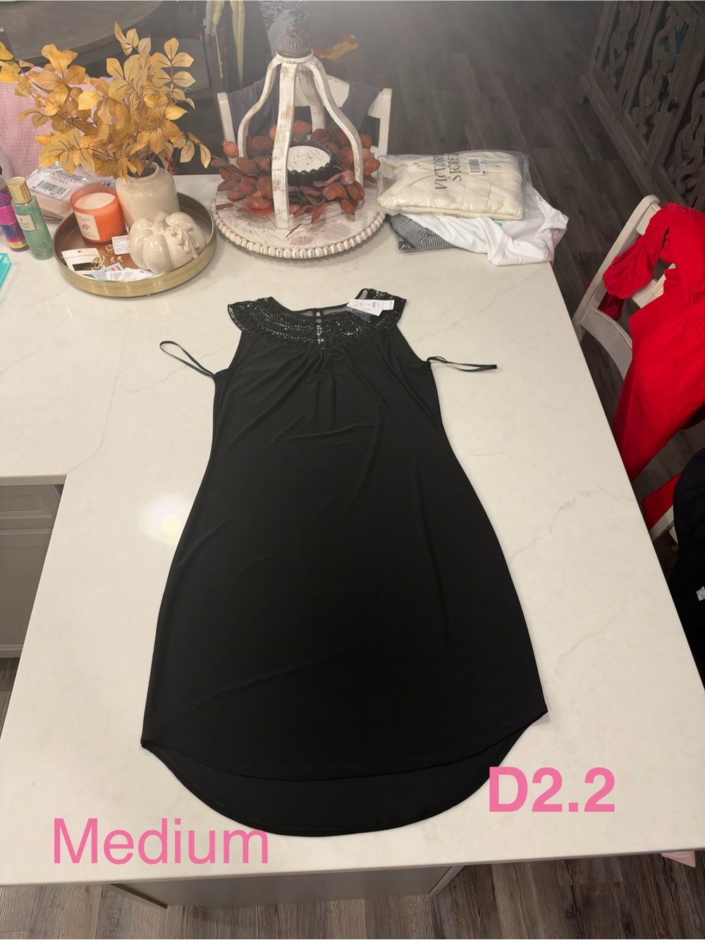 White House Black Market Black Lace Yoke Midi Dress New smoke free home